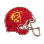 USC Trojans Cardinal Football Helmet Embroidered Patch